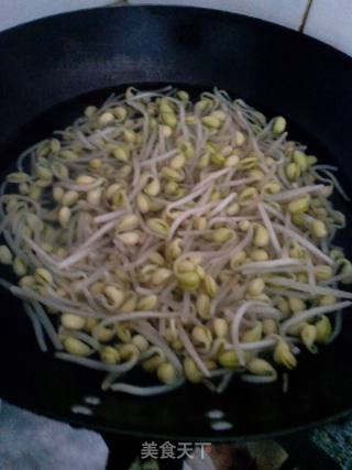 Soy Bean Sprouts Mixed with Vermicelli recipe