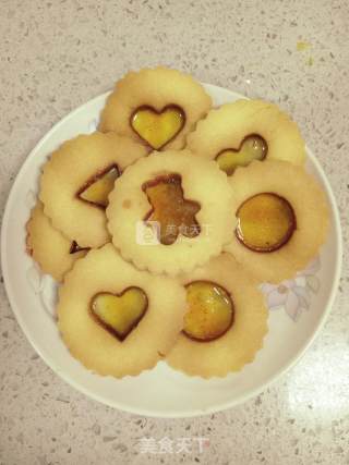 #aca烤明星大赛#glass Heart Biscuits recipe