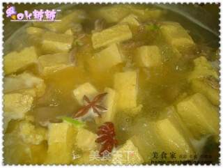Green Radish Stewed Frozen Tofu recipe