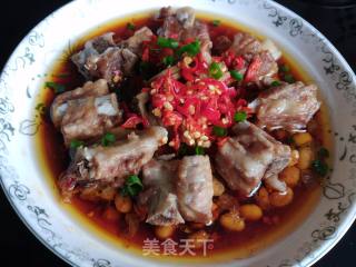 Laba Bean Steamed Pork Ribs recipe