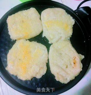 Fried Glutinous Rice Cake in Electric Baking Pan recipe