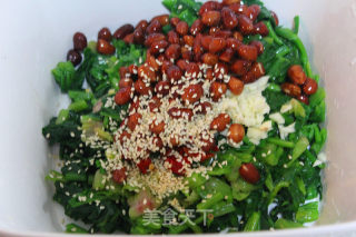 Nuts Spinach recipe