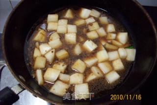 【autumn and Winter Green Shield】---garlic Minced Pork Roasted Radish recipe