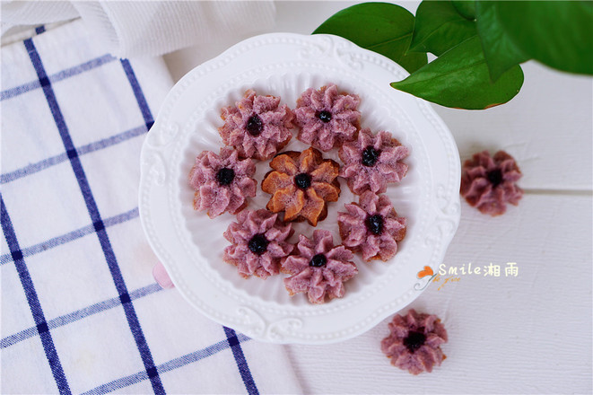 Purple Flower Cookies