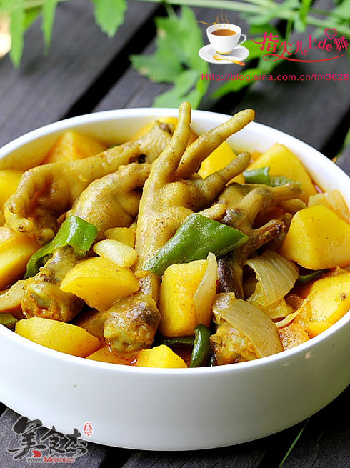 Curry Chicken Feet recipe