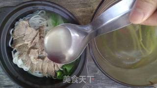 Beef and Potato Noodles in Clear Soup recipe