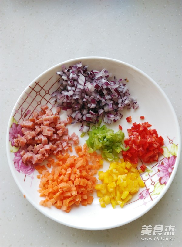 Pork Floss Mixed Grain Rice Ball recipe