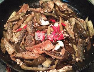 Grilled Eggplant with Salted Fish recipe