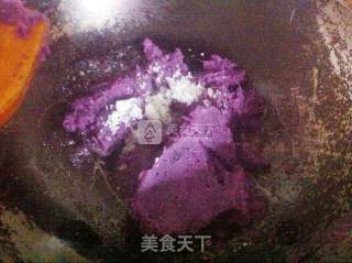 Purple Sweet Potato Snowy Mooncake recipe