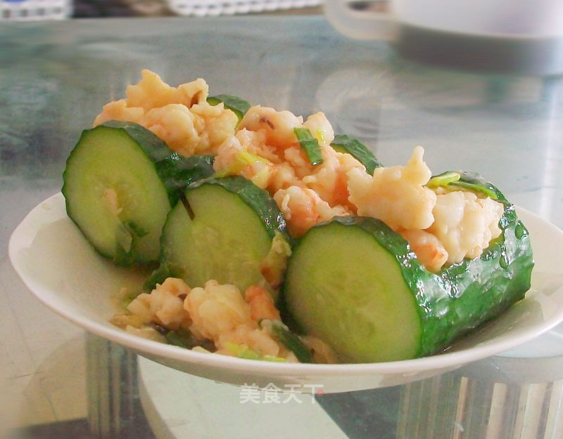 Cucumber Stuffed Fresh Shrimp recipe