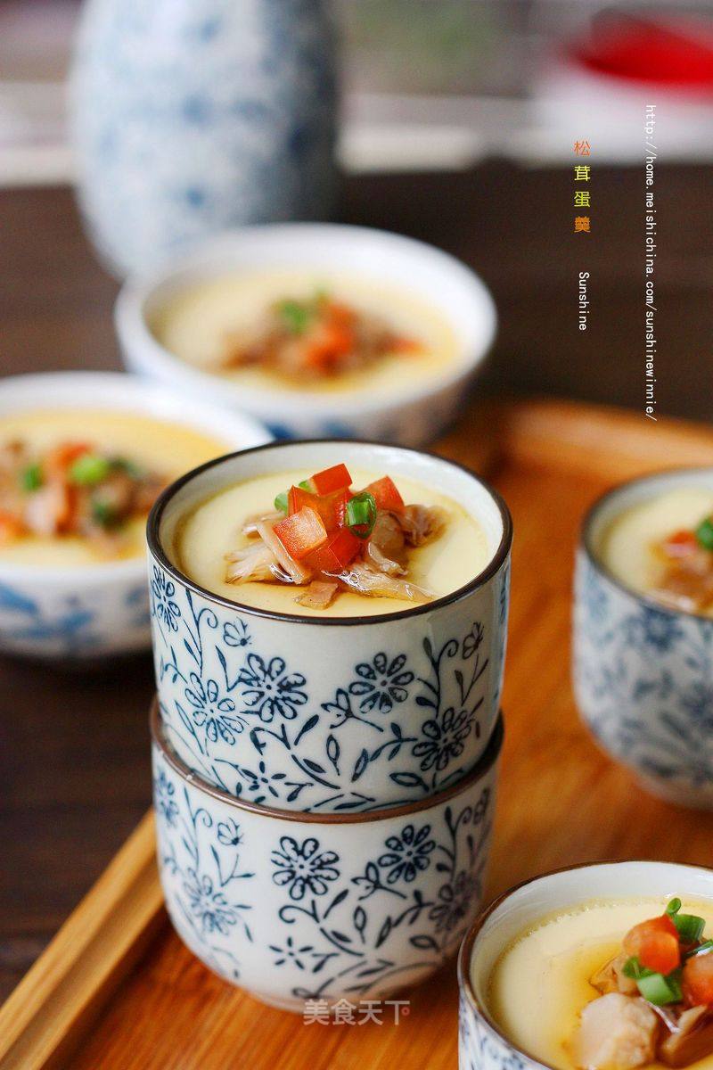 Delicate and Delicious Unstoppable-----matsutake Custard recipe