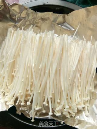 Tin Foil Enoki Mushroom recipe