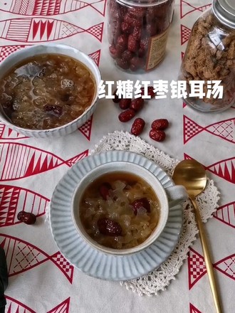 Brown Sugar, Red Dates and Tremella Soup recipe