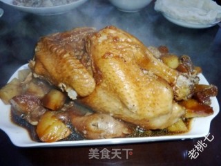 [old Taoqi Kitchen] Pressure Cooker——anhydrous Potato and Grain Stewed Chicken recipe