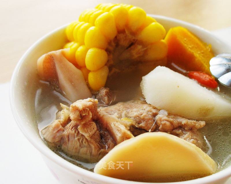 Corn and Vegetable Pork Ribs Soup recipe