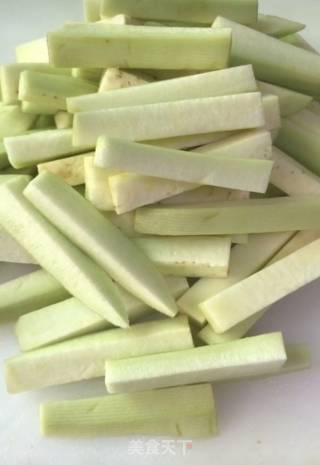 Cheese Baked Eggplant Strips recipe