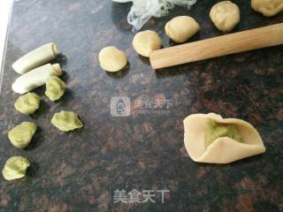 Matcha Red Bean Crisp recipe