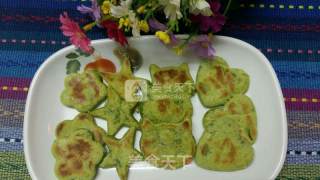 Spinach Butter Cookies recipe