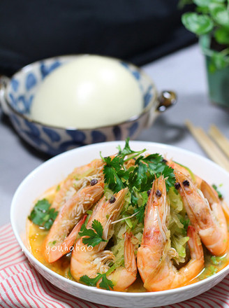 Shredded Radish Stewed Shrimp recipe