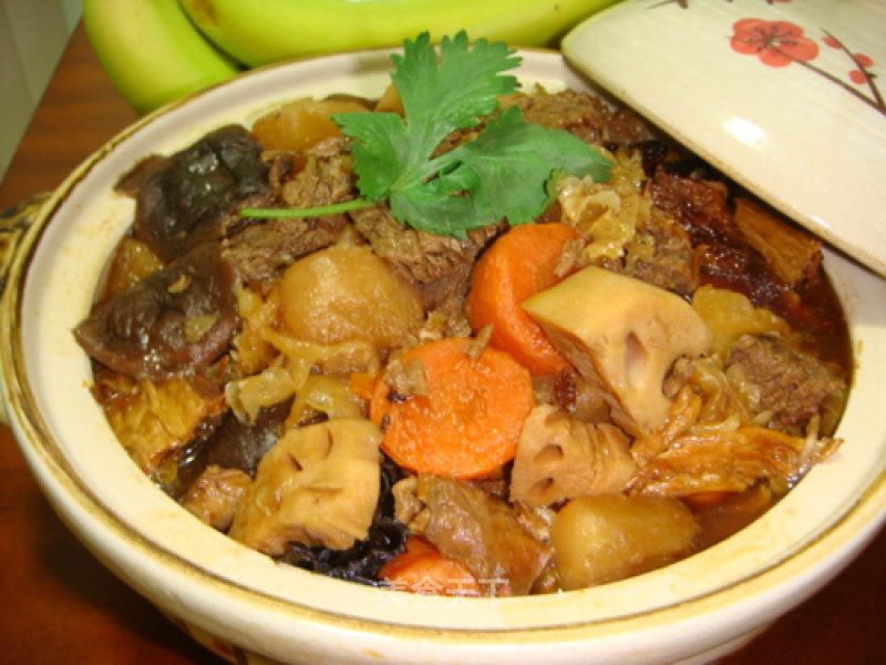 Bazhen Beef Brisket Claypot recipe