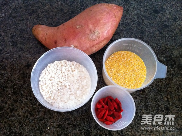 Sticky Glutinous Rice and Sweet Potato Porridge recipe