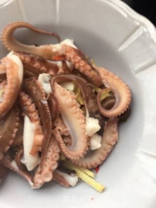 Octopus Mixed with Ginger recipe