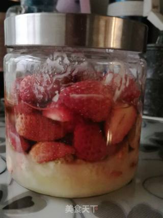 Sweet Snacks ~ Honey Pickled Strawberries recipe