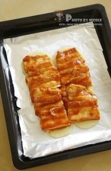 Potato Chips Grilled Spicy Pork Belly recipe