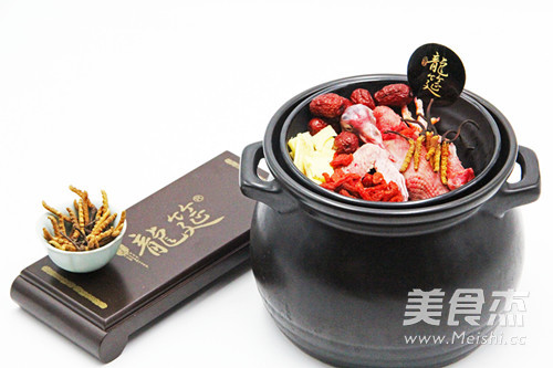 Lidong Recipe, Stewed Pigeon with Dragon Feast and Cordyceps recipe