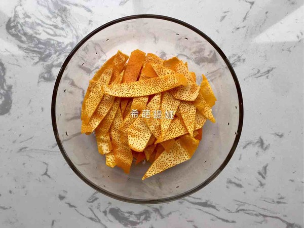 Candied Orange Strips recipe