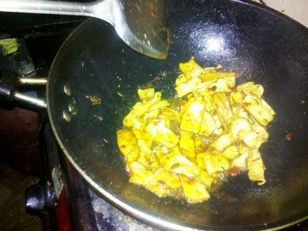 Fragrant Dried Green Peppers recipe