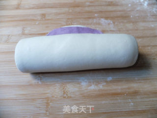 Two-color Purple Sweet Potato Steamed Bun Rolls recipe
