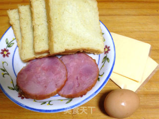 #trust of Beauty# Ham West Toast recipe