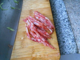 Fried Noodles with Green Cabbage recipe