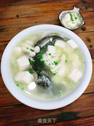 Black Fish Tofu Soup recipe