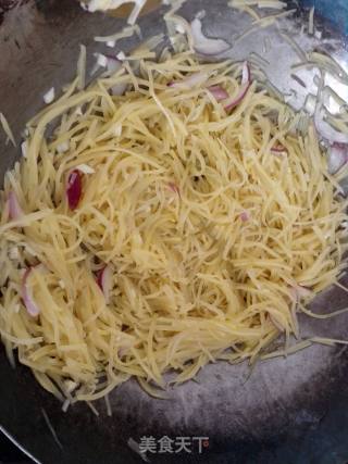 Onion and Potato Shreds recipe