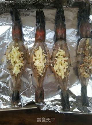 Baked Prawns with Cheese recipe