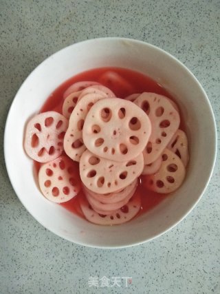 Sweet and Sour Lotus Root Slices recipe