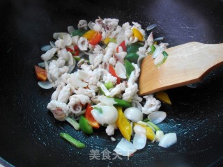 Fried Squid Roll with Lily recipe