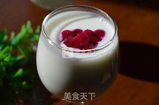 Homemade Dragon Fruit Yogurt recipe