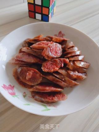 Boiled Sausage with Fermented Grains recipe