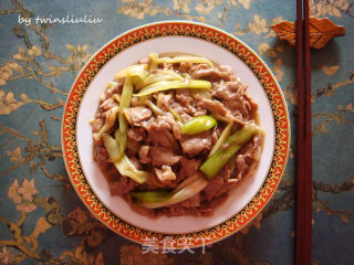#trust之美#scallion Fried Lamb recipe