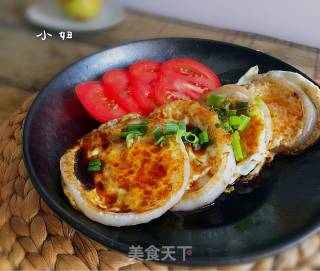 Sweet and Sour Egg with Onion Rings recipe