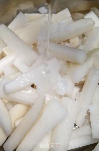 Hot and Sour Crispy Radish recipe