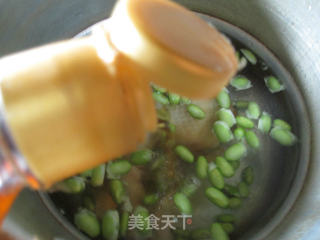 Mushroom and Edamame Chicken Drumstick Soup recipe