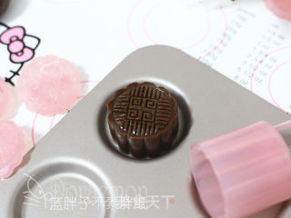 Chocolate Flowing Heart Mooncake recipe