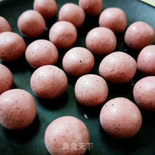 Ginger Red Yeast Rice Balls recipe