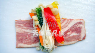 Honey Bacon Color Vegetable Roll recipe