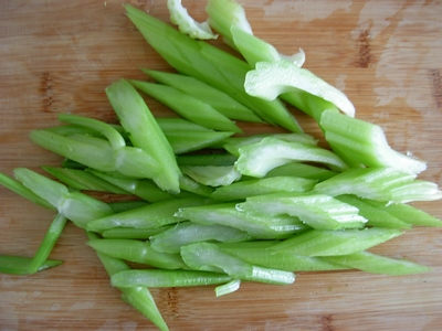 Boiled Celery Duck Blood recipe