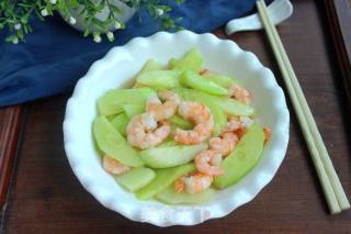 Fried Shrimp with Cucumber recipe